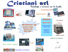 Tablet Screenshot of cristianisrl.it